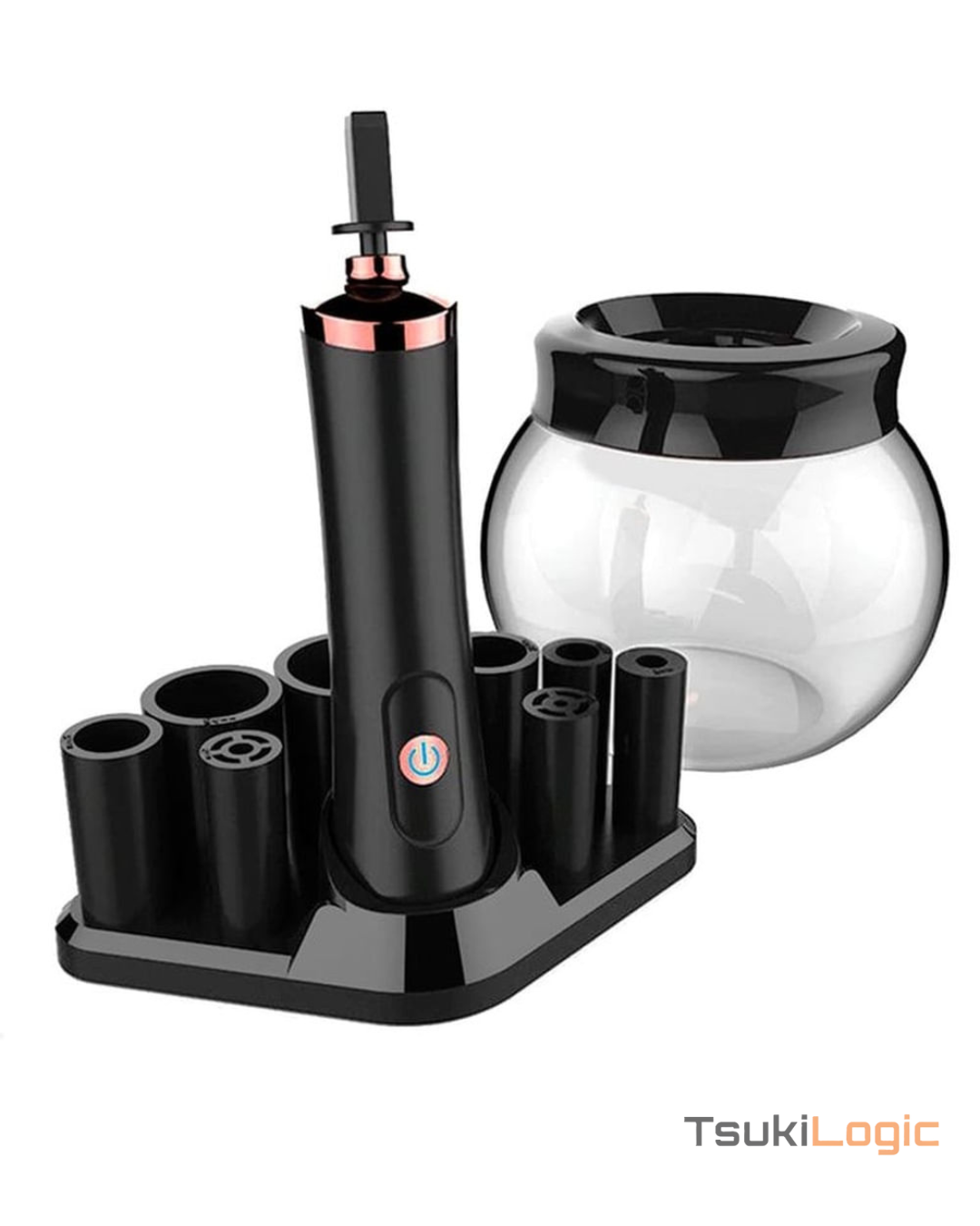 Limpiador Eléctrico de Brochas de Maquillaje 360° (Secado Rápido)